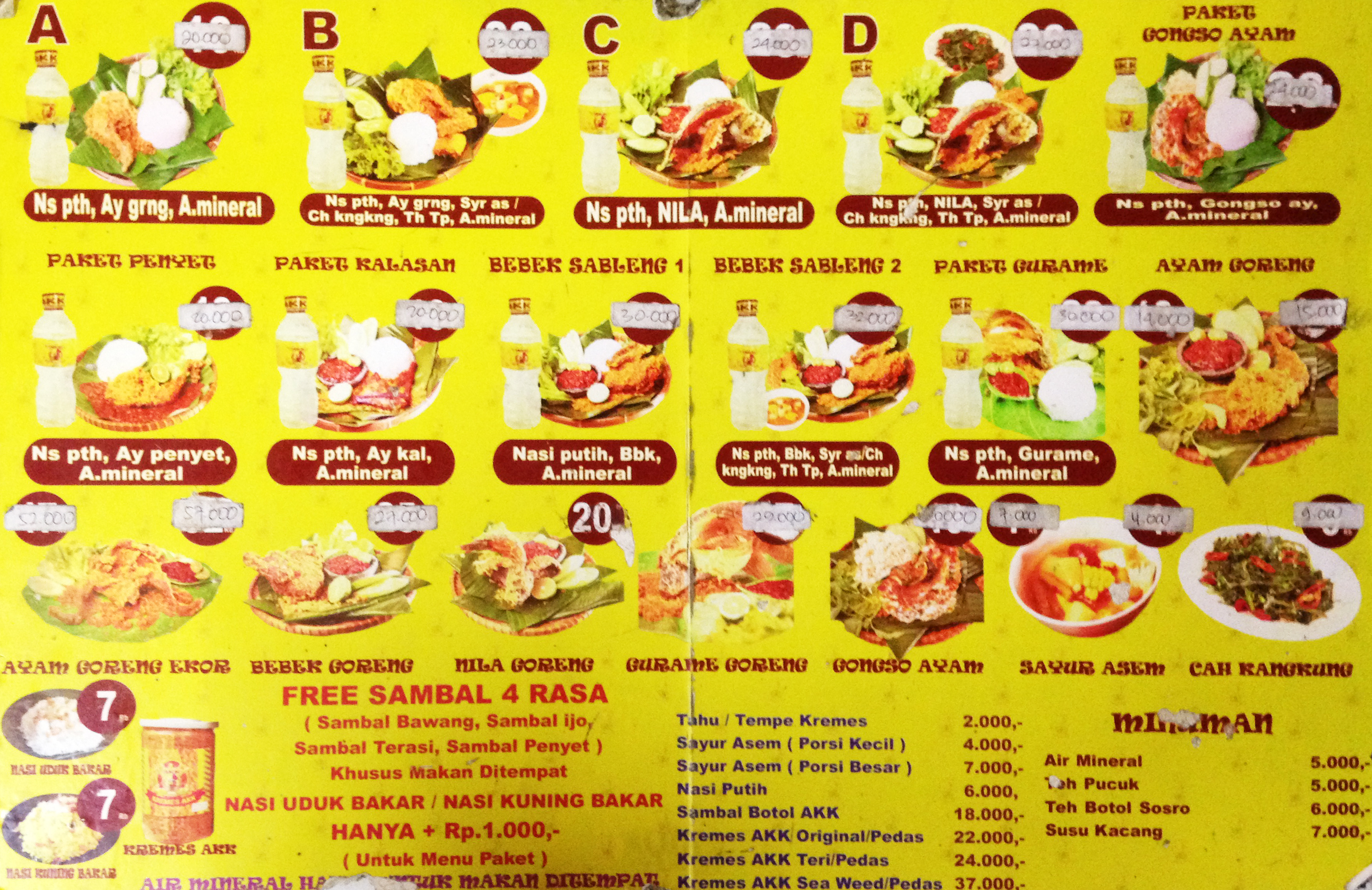 Ayam Kremes Kraton Tebet