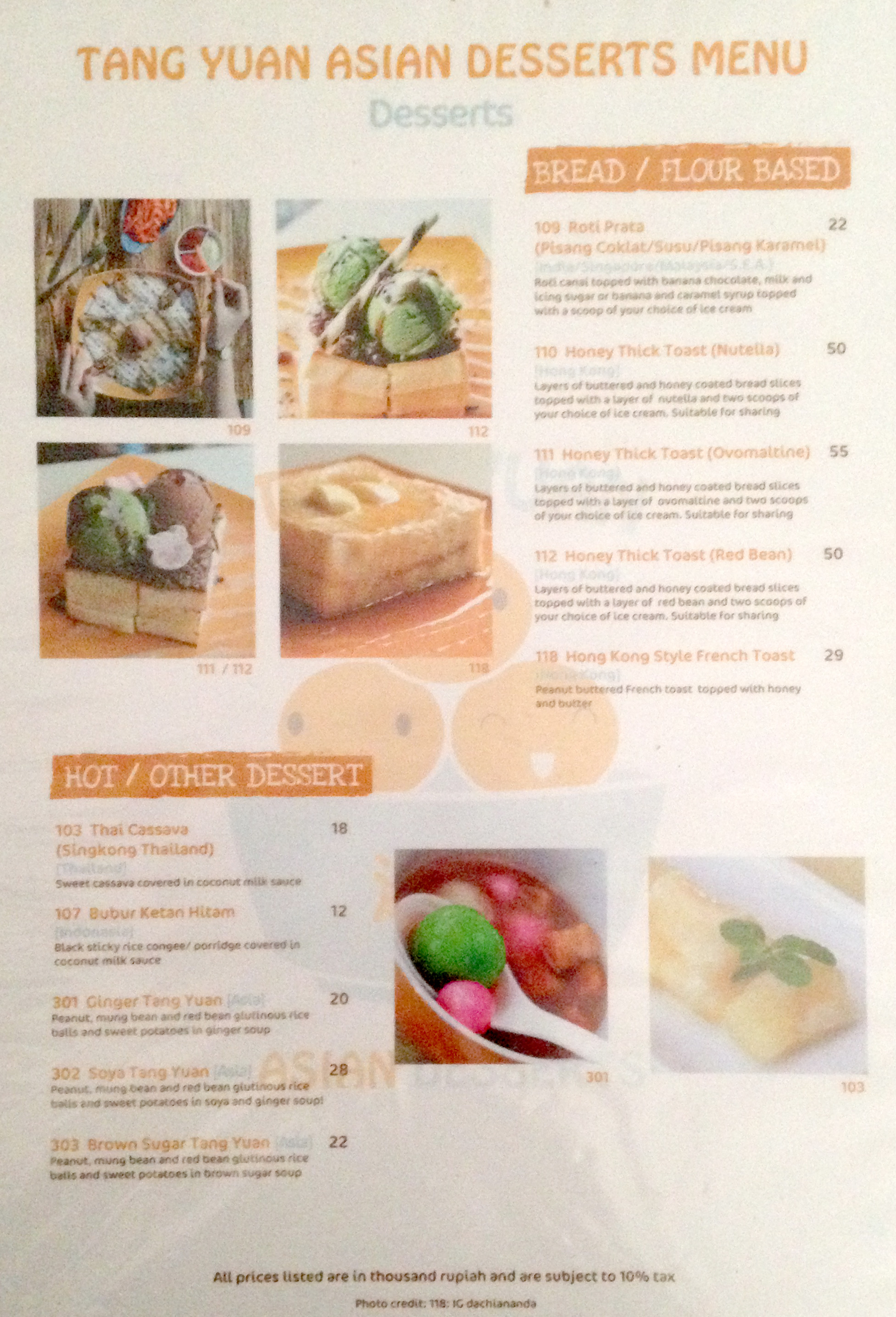 Tang Yuan Asian Dessert Tanjung Duren