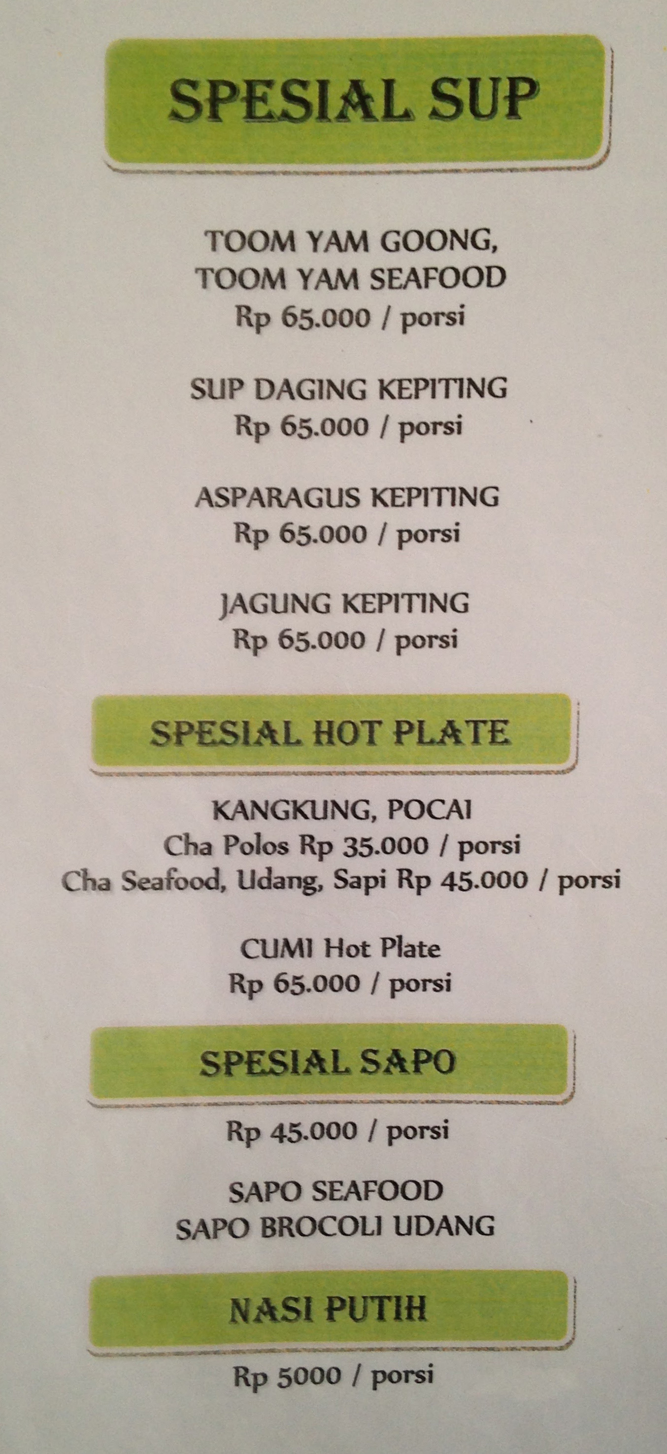 Parit 9 Seafood Menu Menu For Parit 9 Seafood Riau Bandung Qraved Indonesia