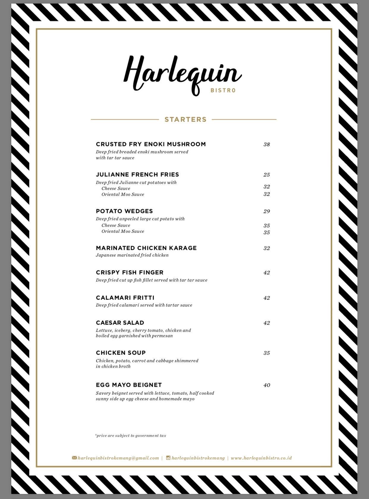 Harlequin Bistro Kemang