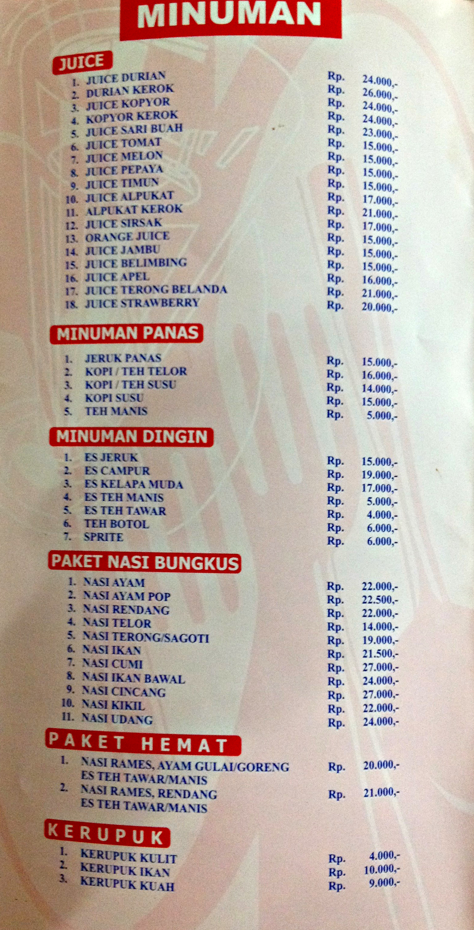 Restoran Sederhana Kuningan