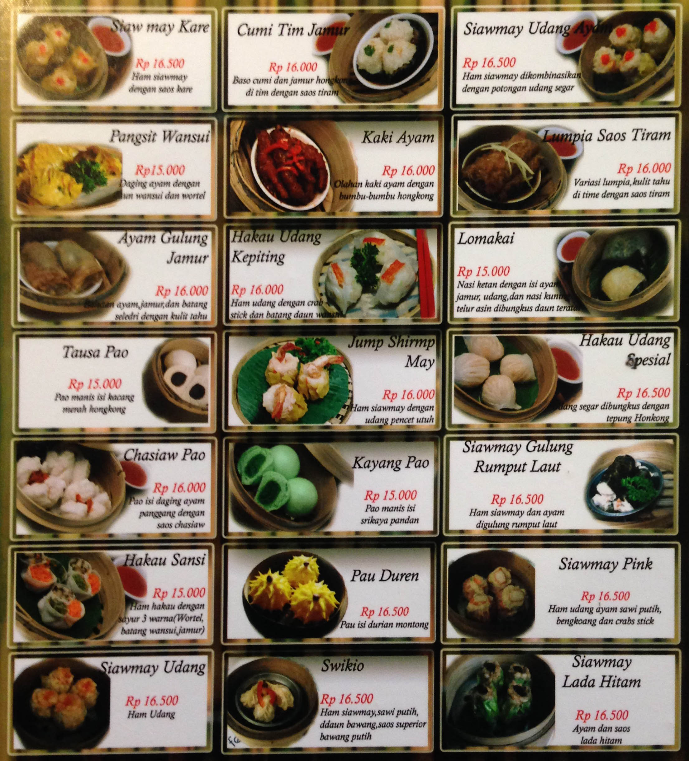 Bamboo Dimsum Pondok Aren