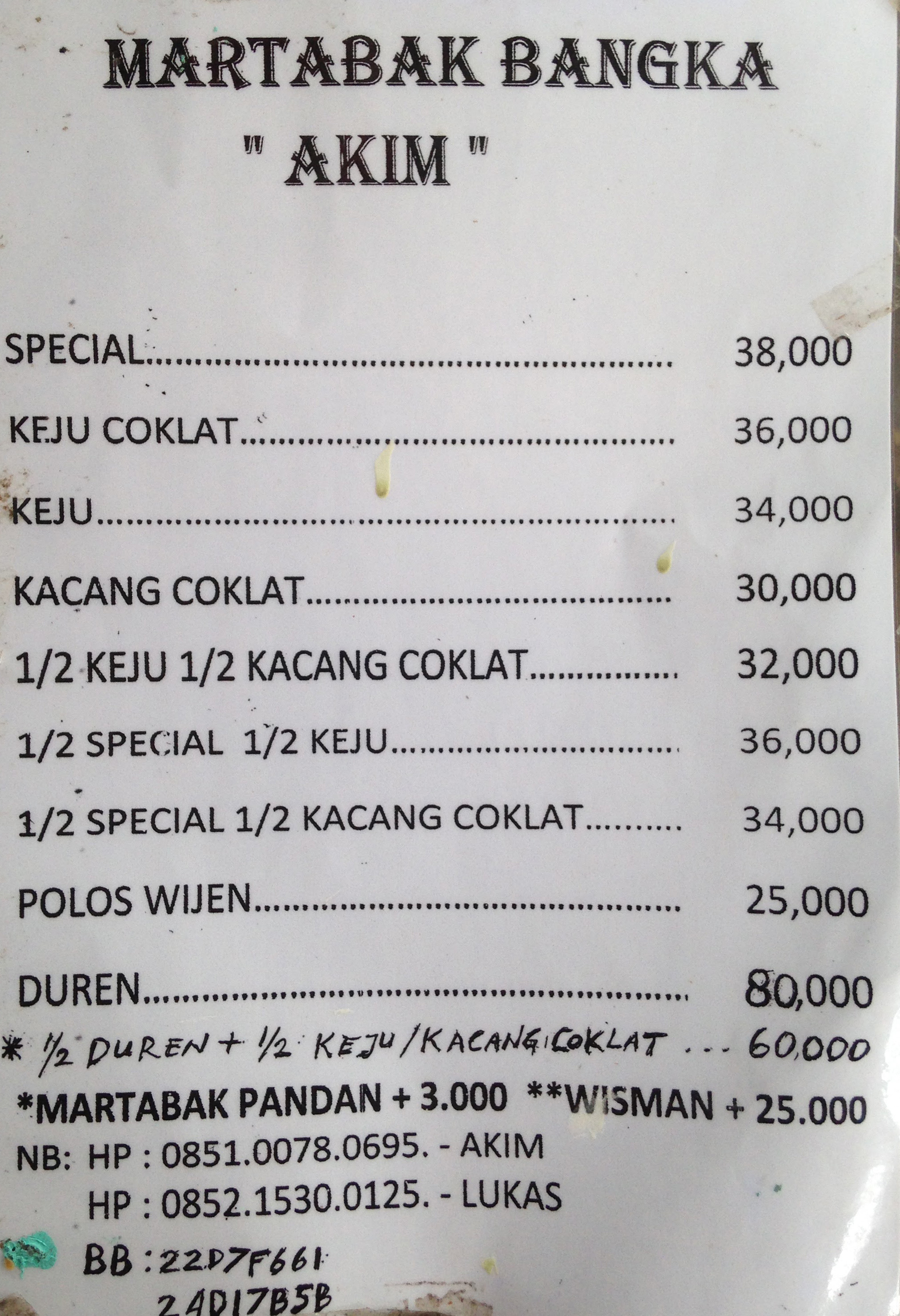Martabak Bangka Akim Manisnya Bikin Merinding Kumparan Com