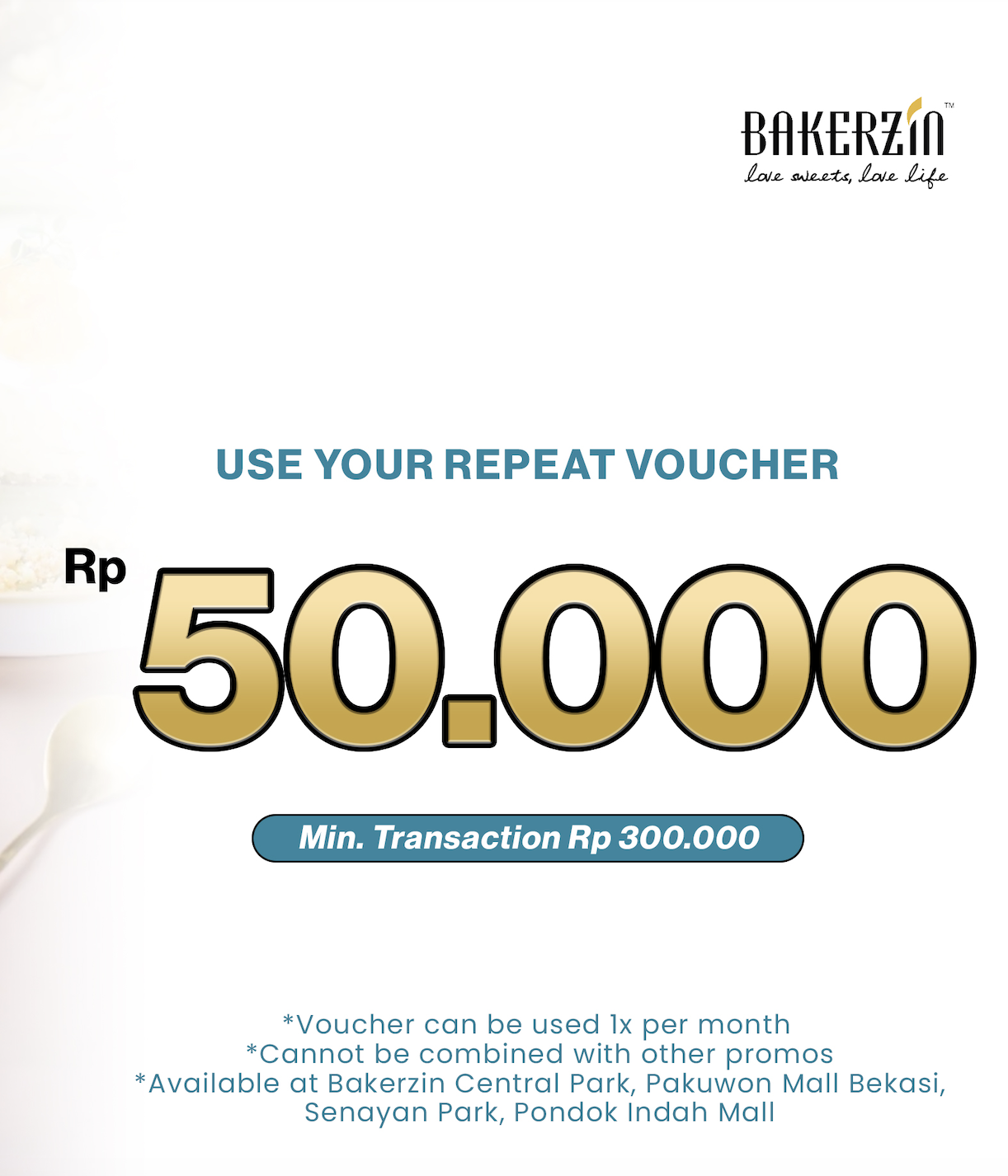 Bakerzin Pondok Indah Mall - promo 0