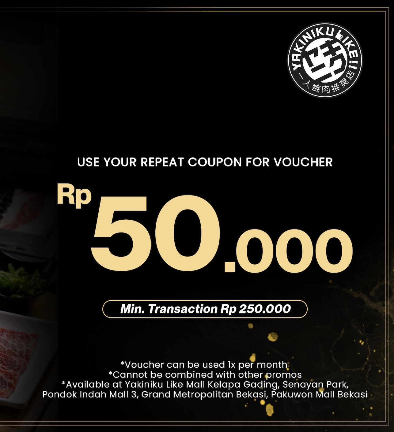 Yakiniku Like Pondok Indah Mall 3 - promo 0