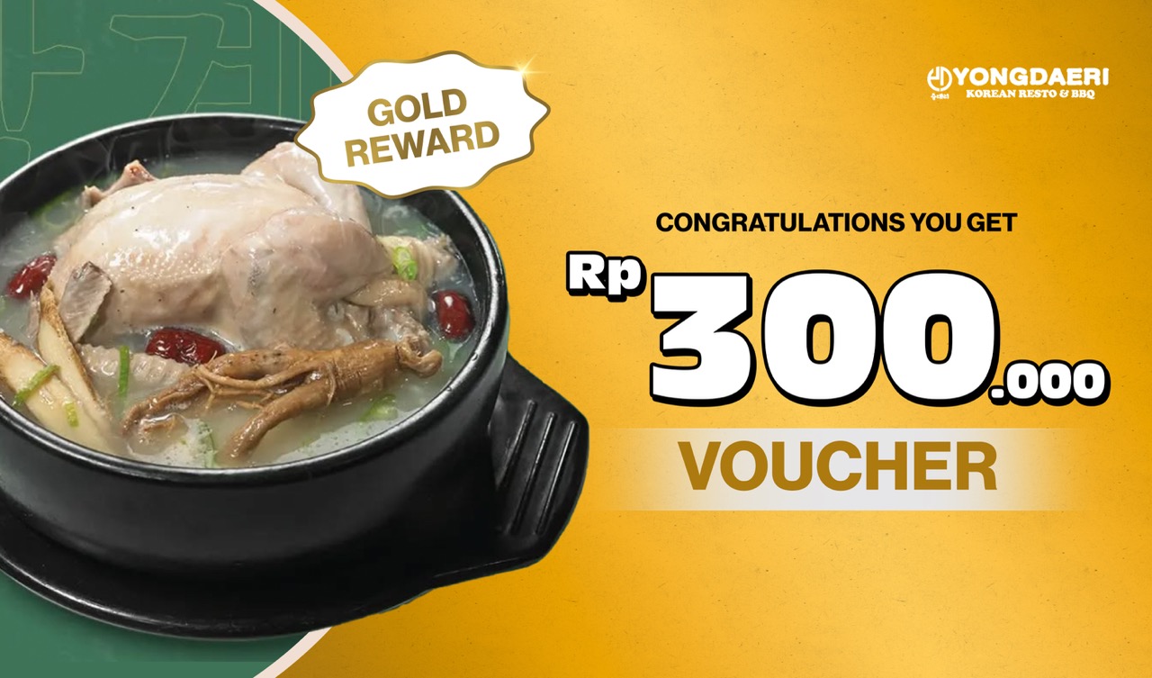 Yongdaeri Korean Resto & BBQ Kelapa Gading - promo 1