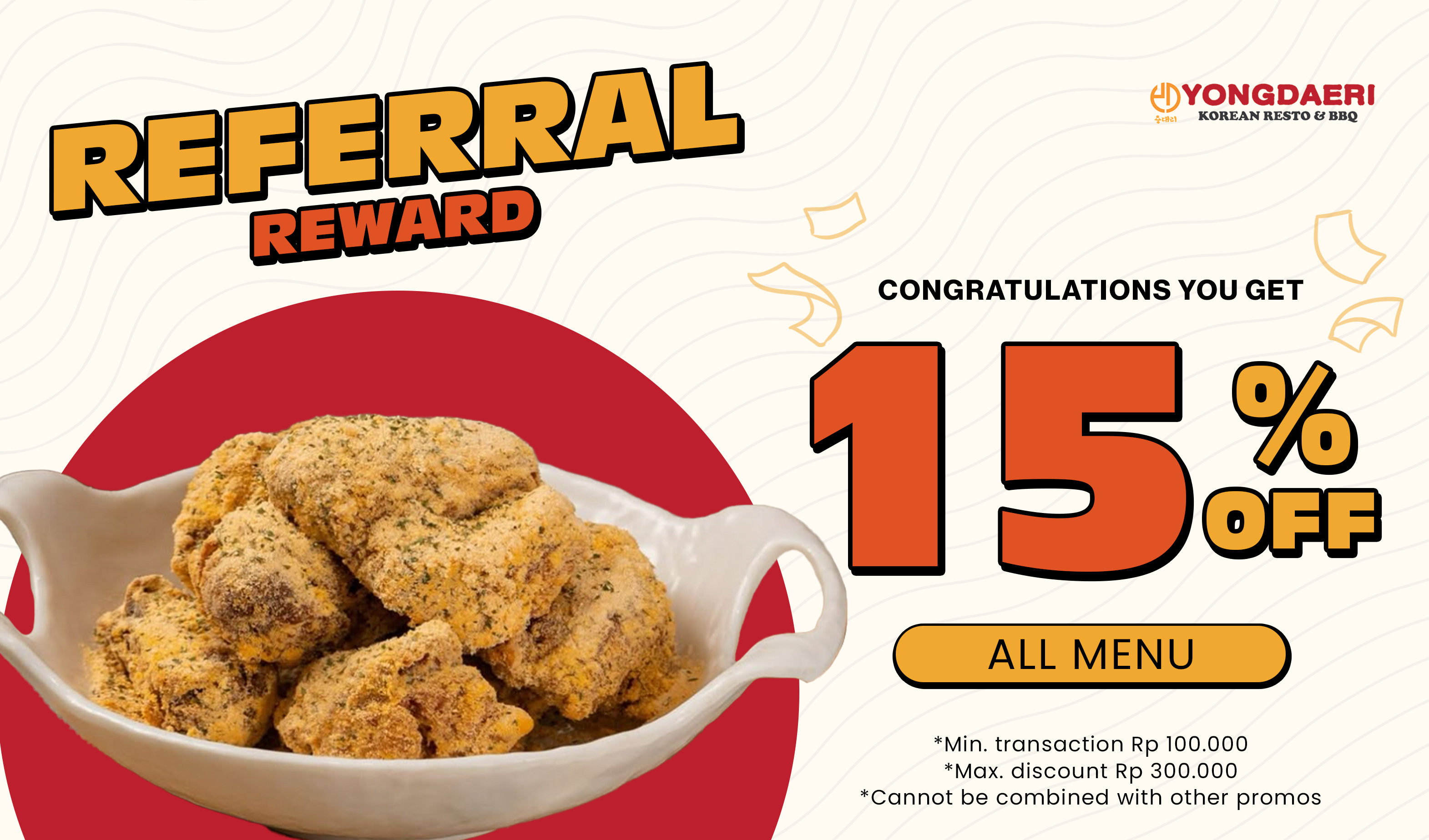 Yongdaeri Korean Resto & BBQ PIK - promo 1