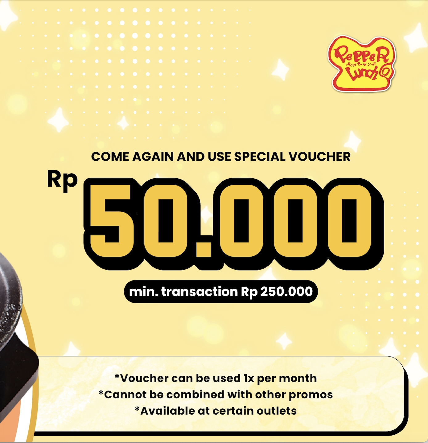 Pepper Lunch Living World Alam Sutera - promo 0