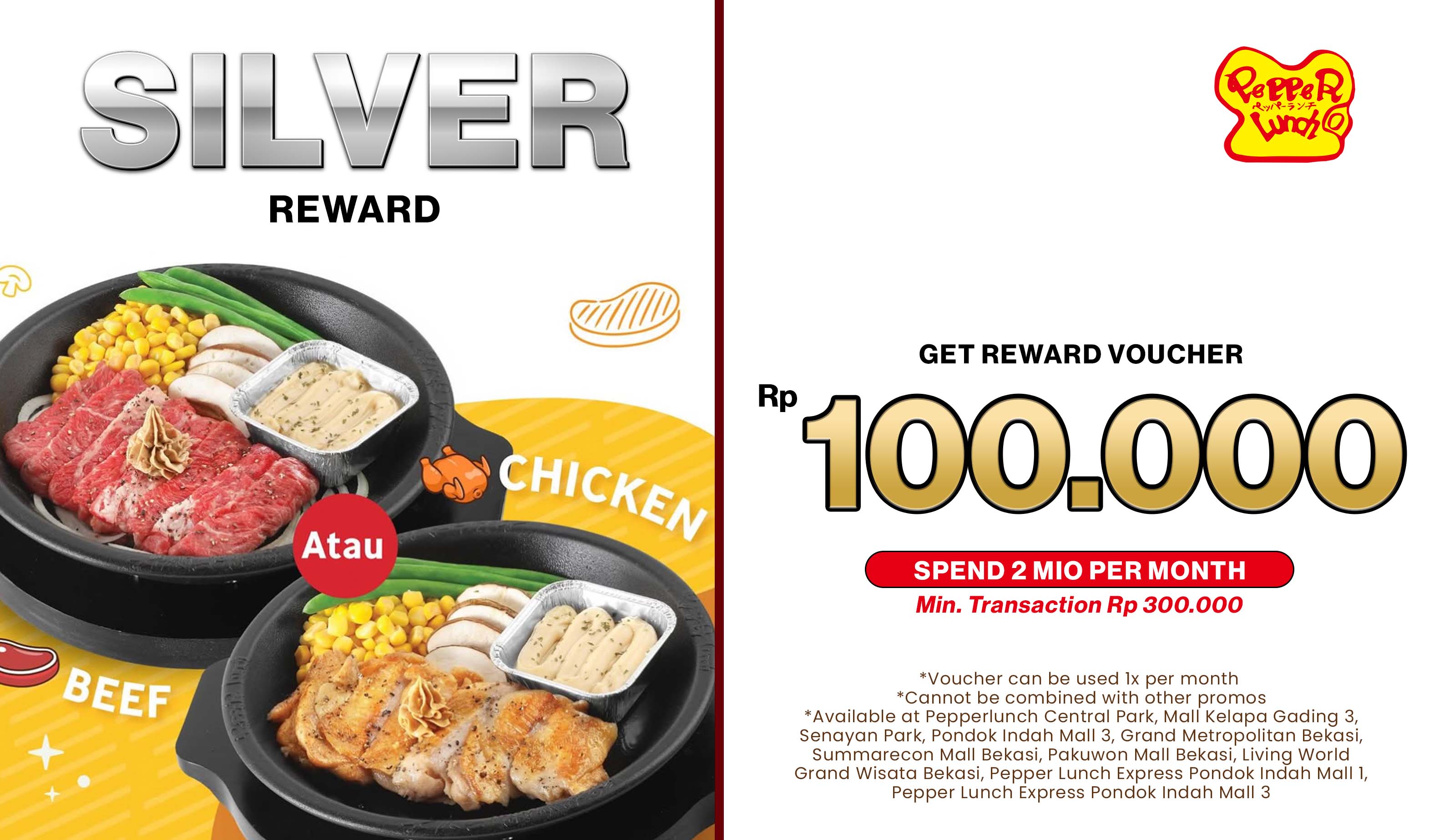 Pepper Lunch Express Pondok Indah Mall 3 - promo 0