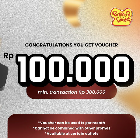 Pepper Lunch Living World Alam Sutera - promo 1