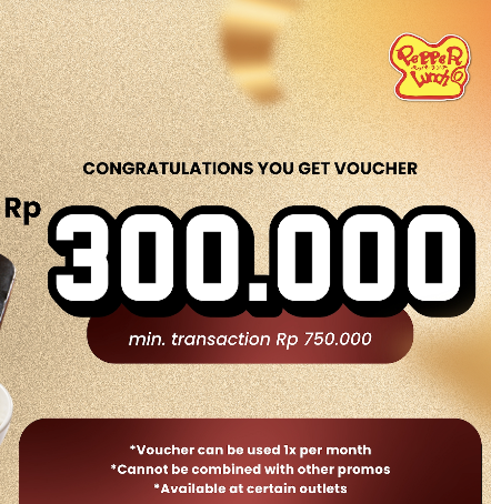 Pepper Lunch Living World Alam Sutera - promo 0