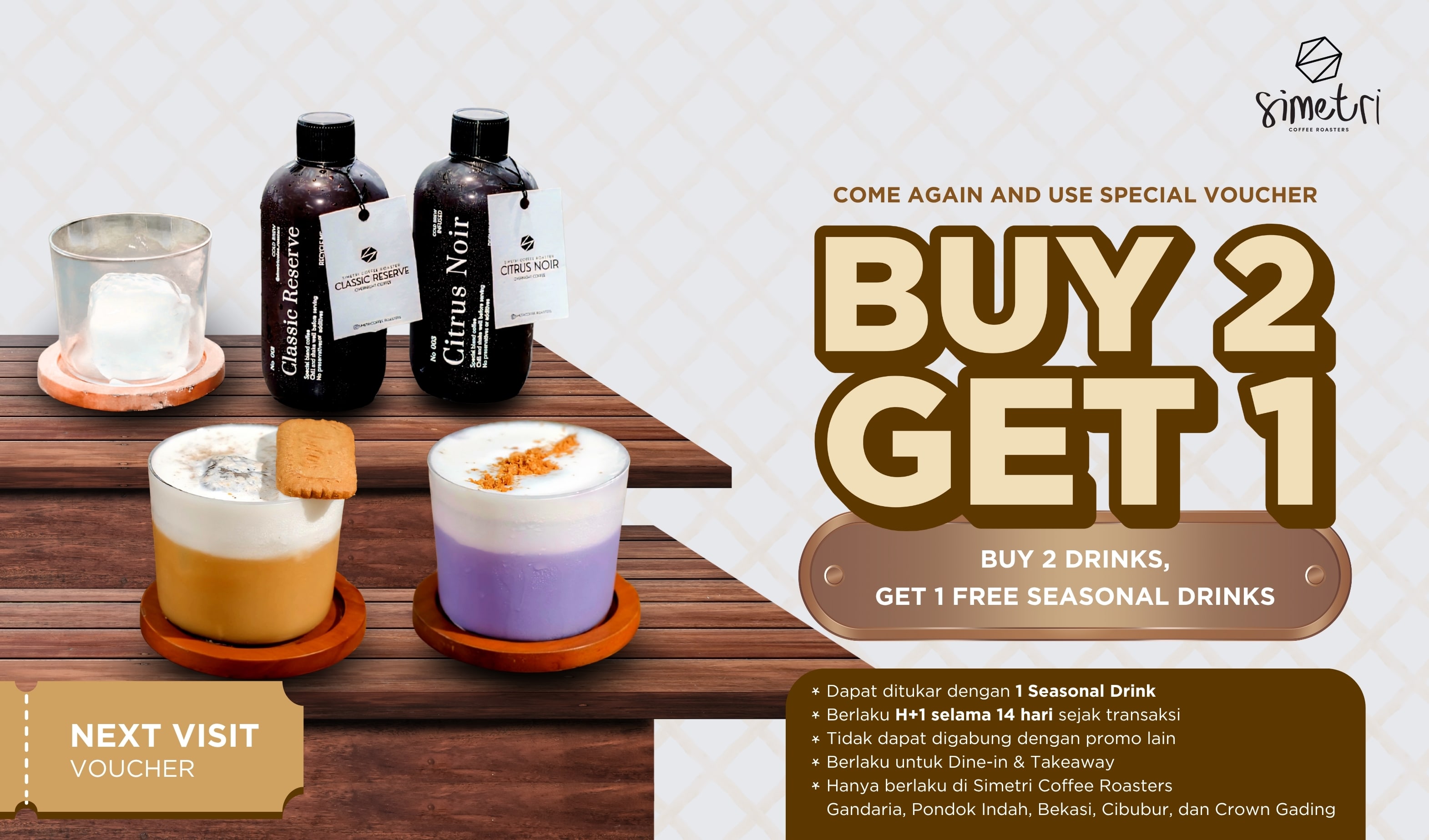 Simetri Coffee Roasters - Cibubur - promo 2