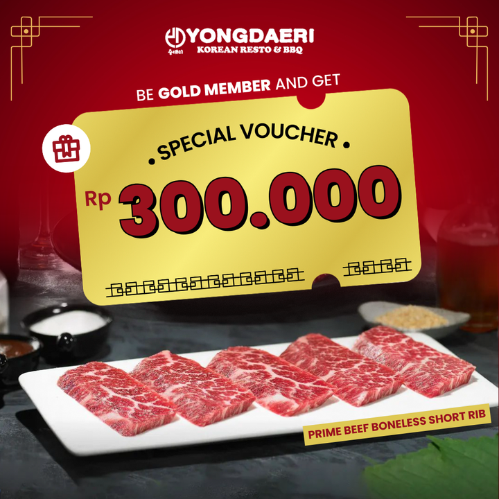 Yongdaeri Korean Resto & BBQ SCBD - promo 1